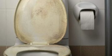 Sararan klozet kapağını beyazlatan pratik yöntem