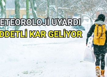 Şiddetli kar uyarısı: Meteoroloji il il duyurdu